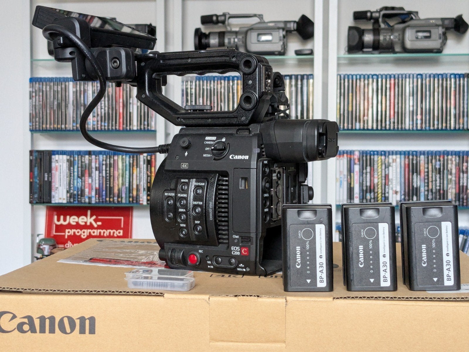 Canon C200 cinema camera, Audio, Tv en Foto, Videocamera's Digitaal, Zo goed als nieuw, Ophalen