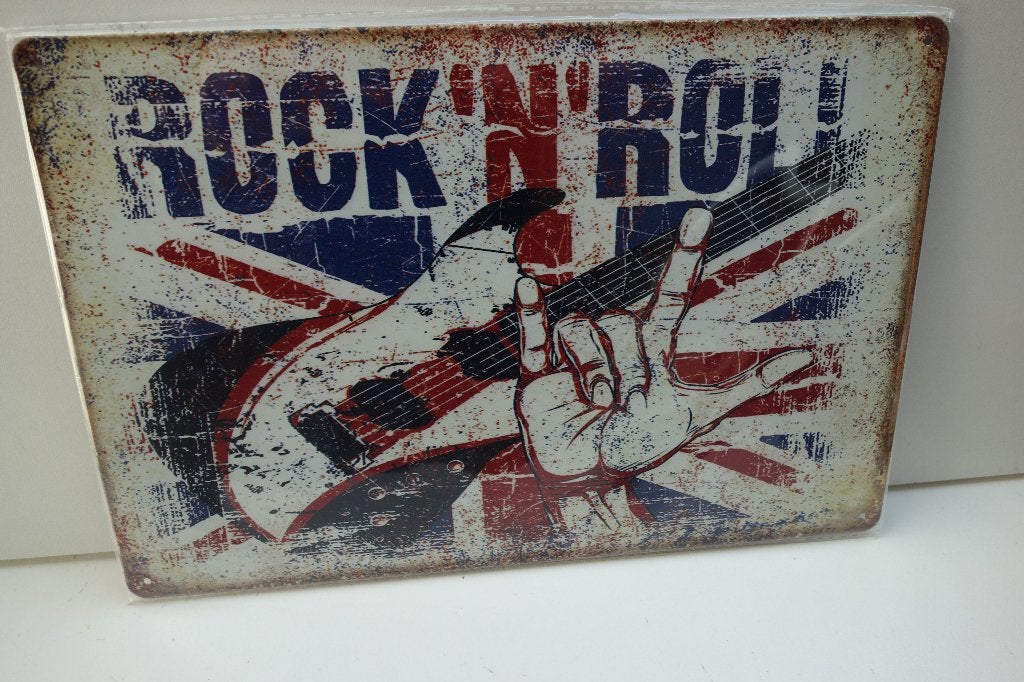 ROCK N ROLL BRITAIN,s MUSIC BORD voor STUDIO, 20 cm, Nieuw, Ophalen of Verzenden, 30 cm