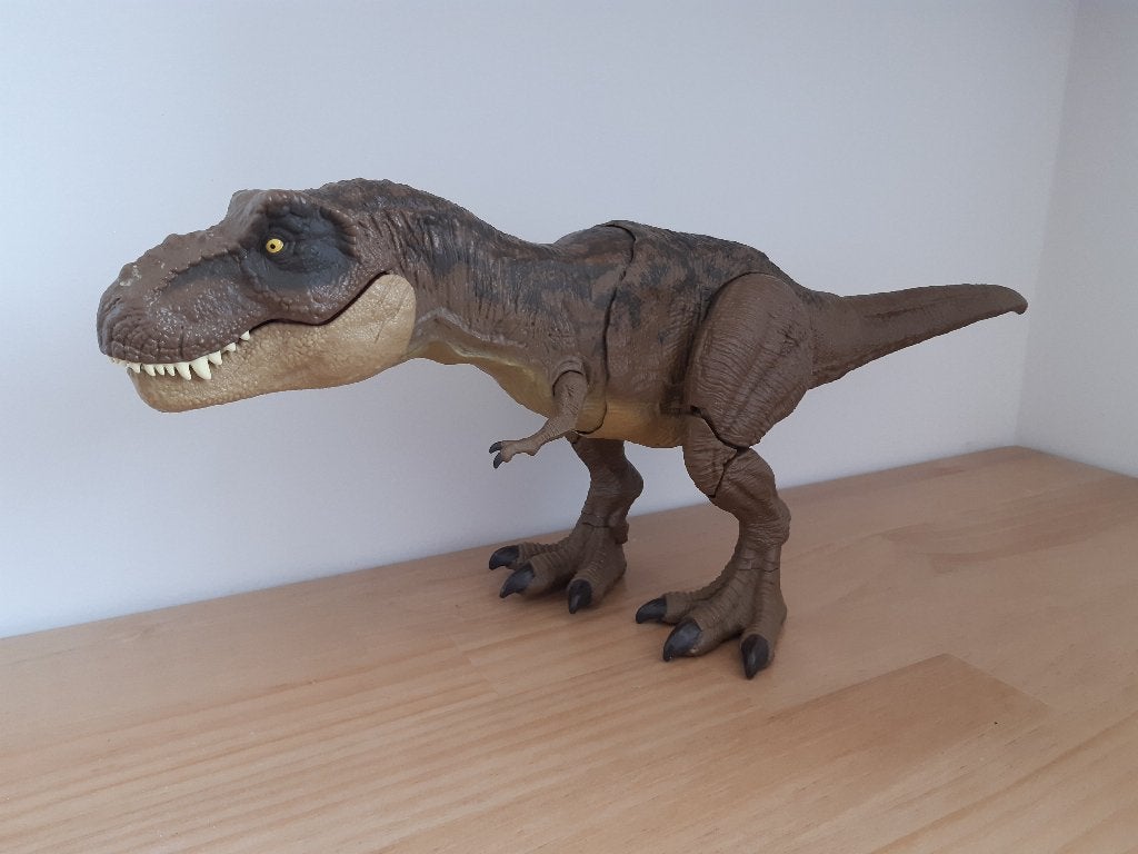 Jurassic World Camp Stomp 'n Escape Tyrannosaurus Rex, Ophalen of Verzenden, Gebruikt