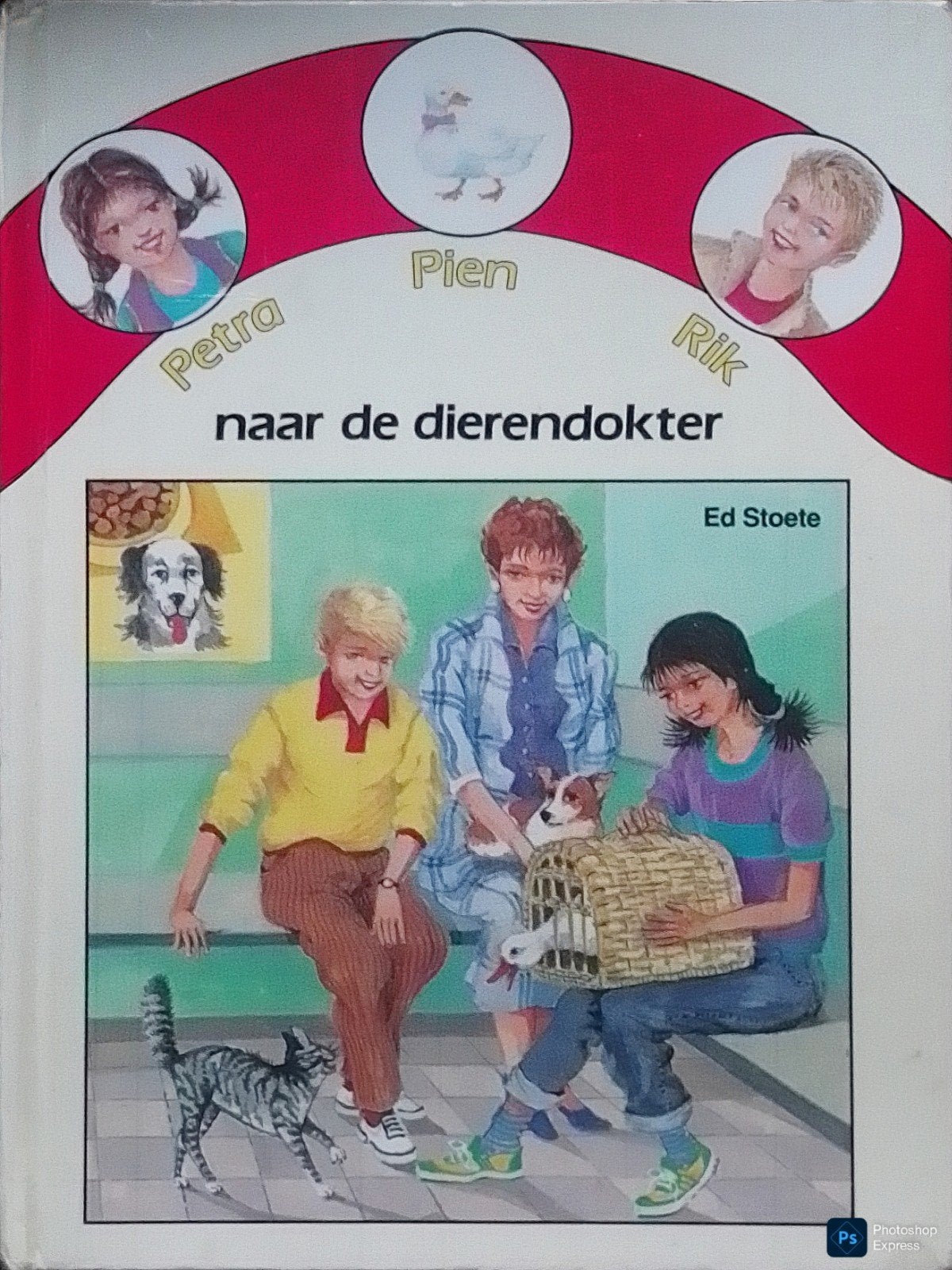 Petra, Pien, En Rik Naar De Dierendokter, Gelezen, Ophalen of Verzenden, Fictie, Ed Stoete.