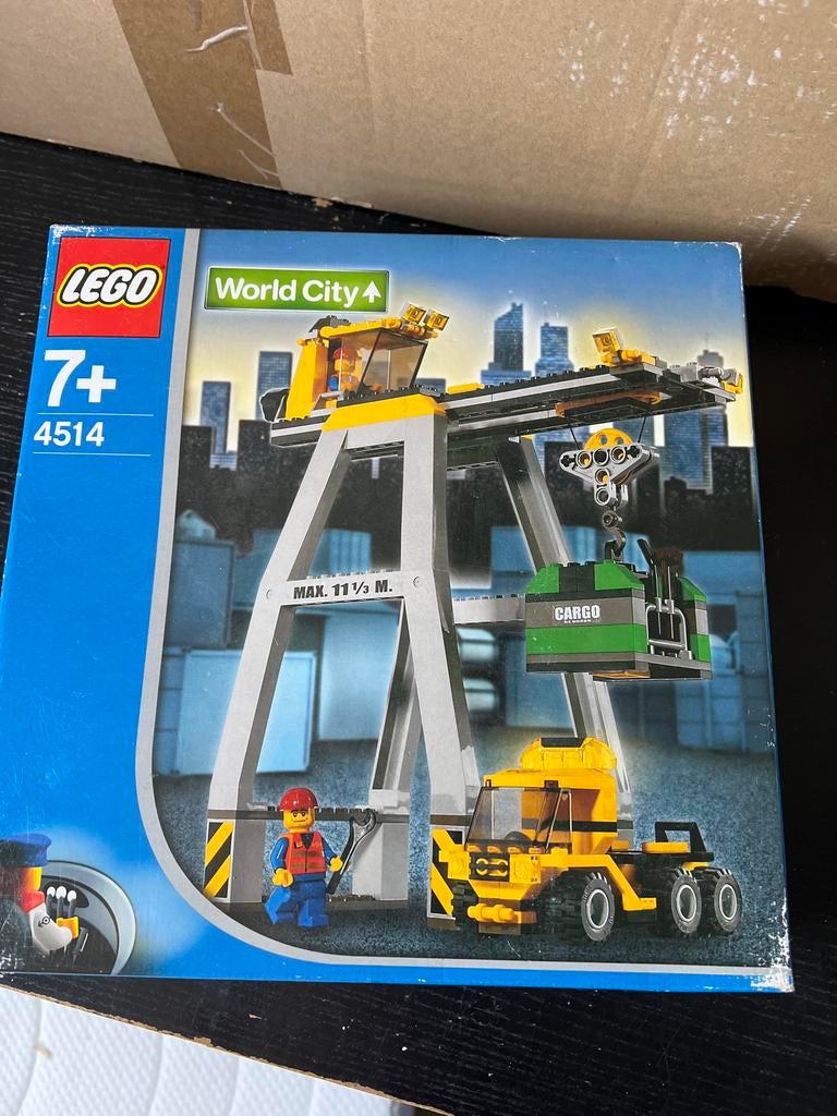 LEGO City 4514 Vrachtkraan en Vrachtwagen, Kinderen en Baby's, Speelgoed | Duplo en Lego, Lego, Ophalen of Verzenden, Compleet