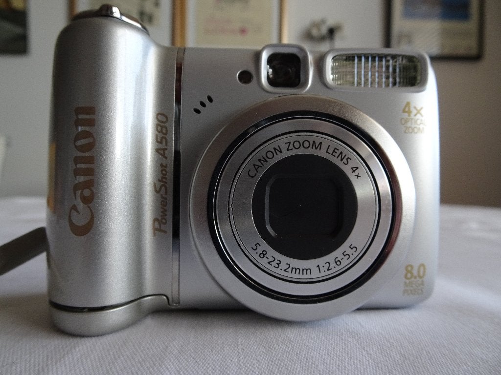 Canon Powershot A 580 digitale compactcamera, 8 megapixels, Gebruikt, Canon, Ophalen of Verzenden