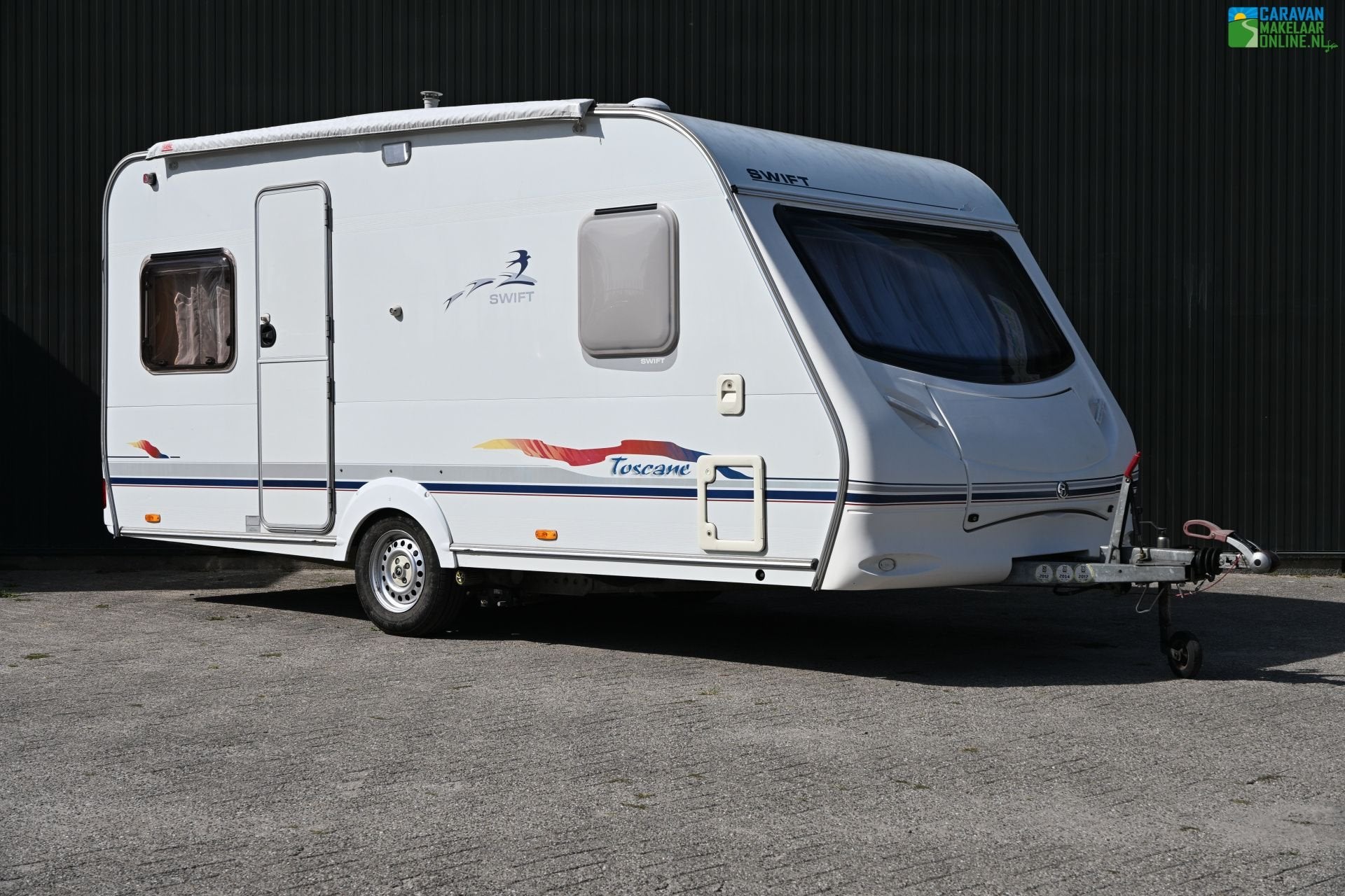 Swift Toscane 450|Zak luifel|Mover, Rondzit, 750 - 1000 kg, 5 tot 6 meter, Tot en met 4