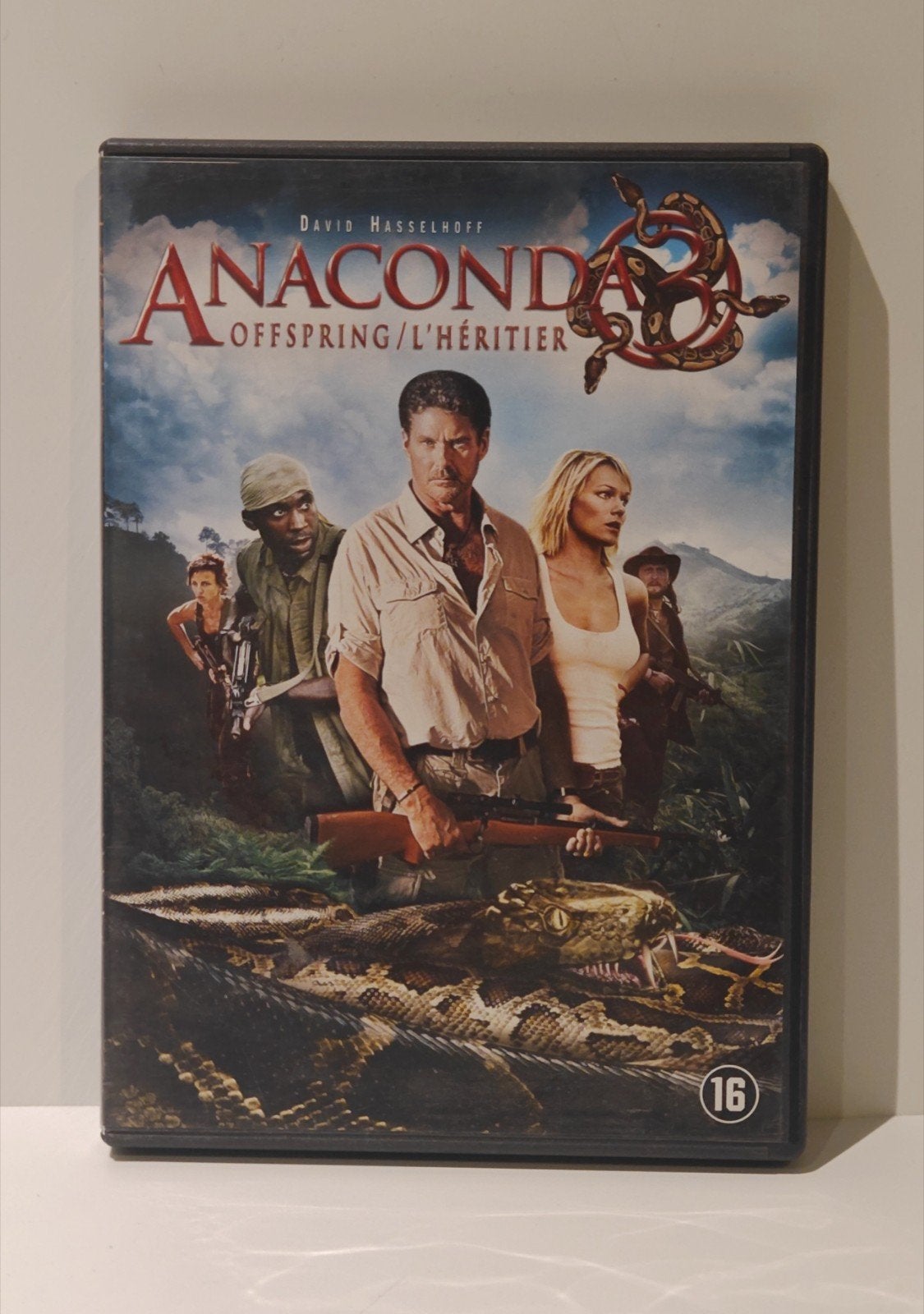 Anaconda 3: Offspring DVD David Hasselhoff horror cult, Gebruikt, Vanaf 16 jaar, Nederlands, Ophalen of Verzenden