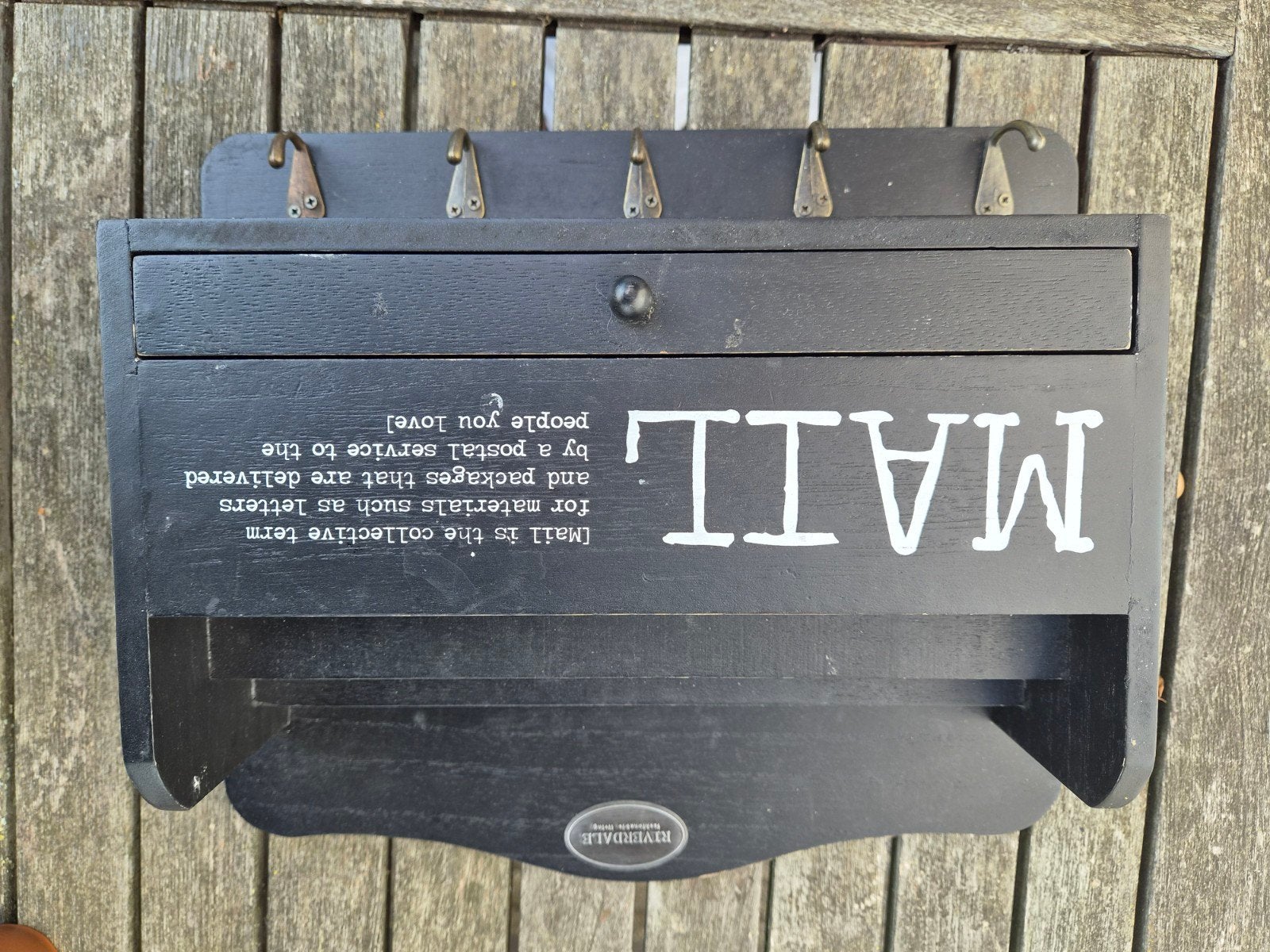 Riverdale houten wandorganizer, Hout, Ophalen of Verzenden, Landelijk, Gebruikt