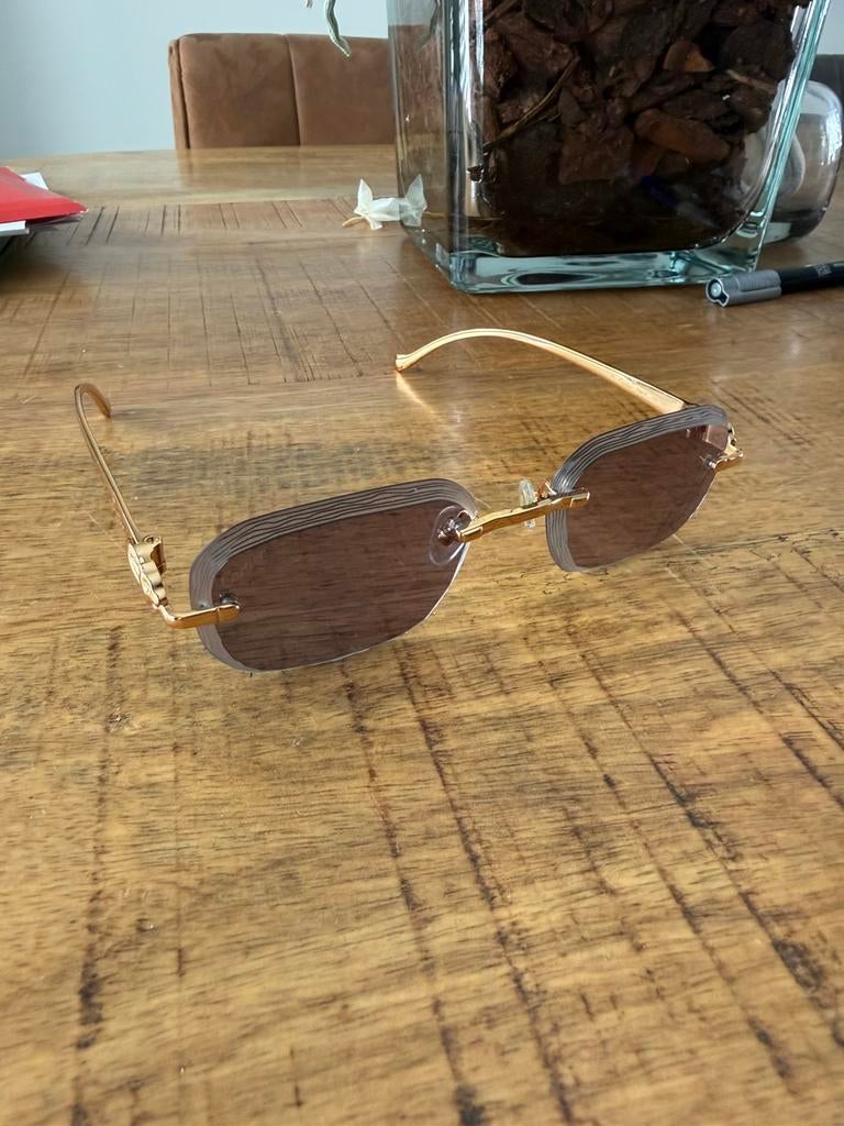 Cartier zonnebril te koop! met mee kleurende glazen!, Ophalen of Verzenden, Zo goed als nieuw, Overige merken