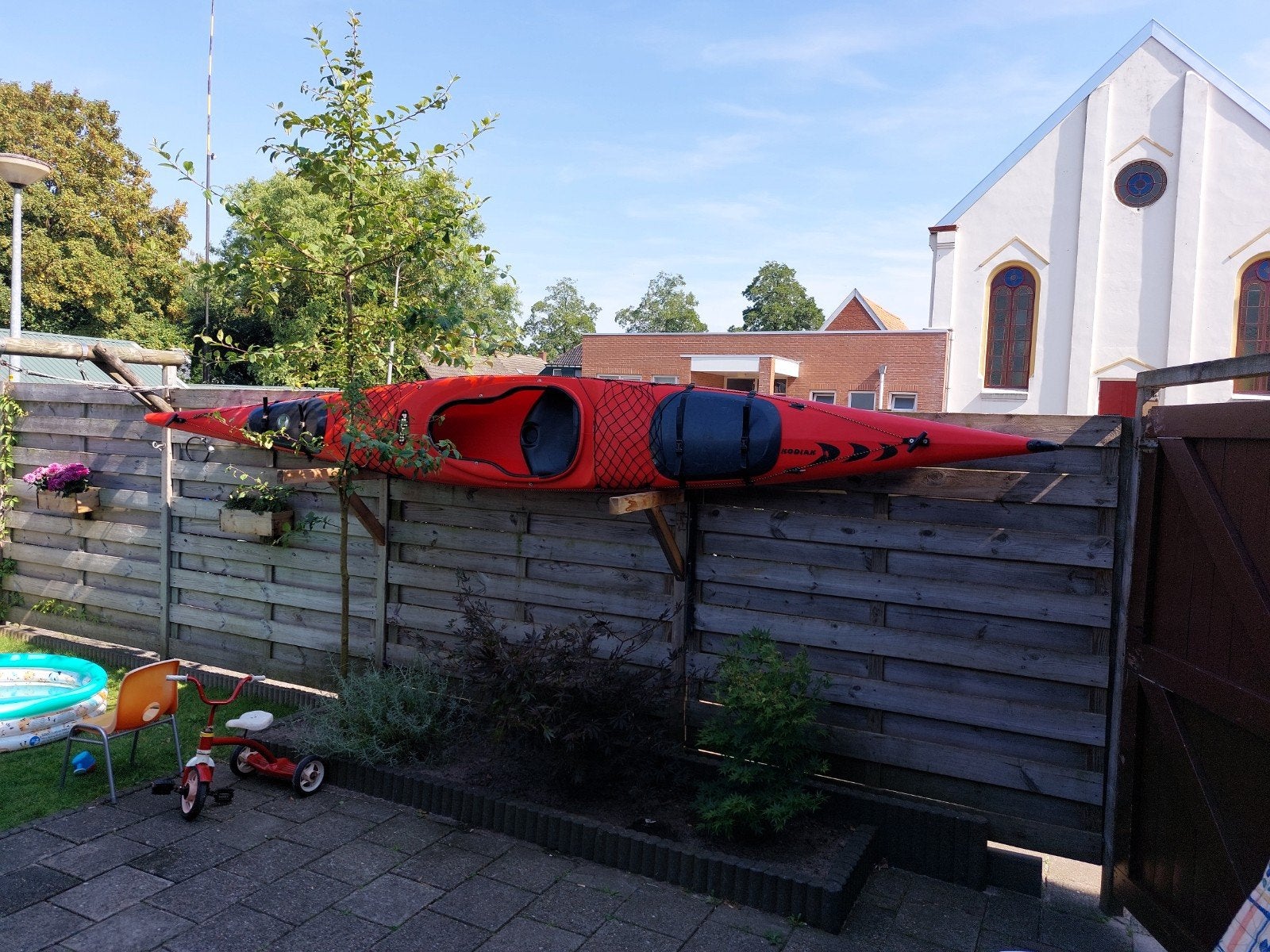 zee- expeditie kayak merk prijon kodiak, Watersport en Boten, Kajaks, Ophalen, Gebruikt, 1-persoons