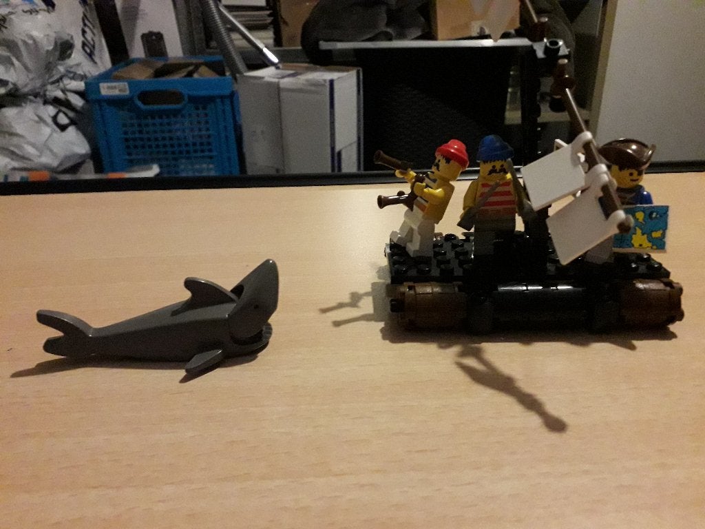 Lego 6257 Castaway's Raft, Kinderen en Baby's, Speelgoed | Duplo en Lego, Gebruikt, Lego, Compleet, Complete set