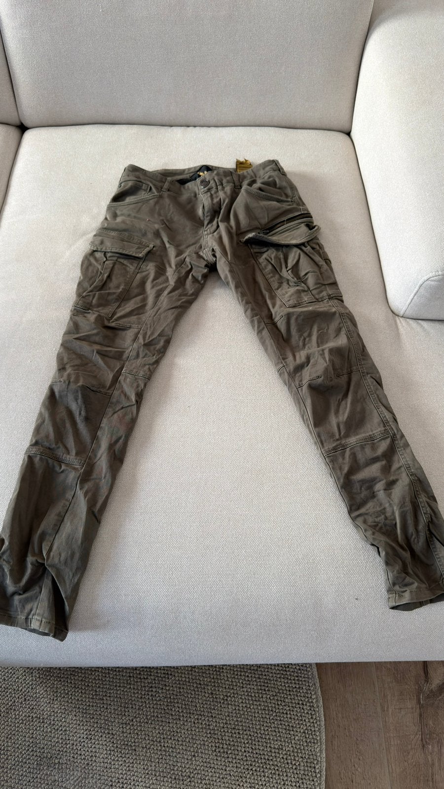 Motorbroek met kevlar W31/L34, Ophalen, Heren, Xtm, Broek | textiel