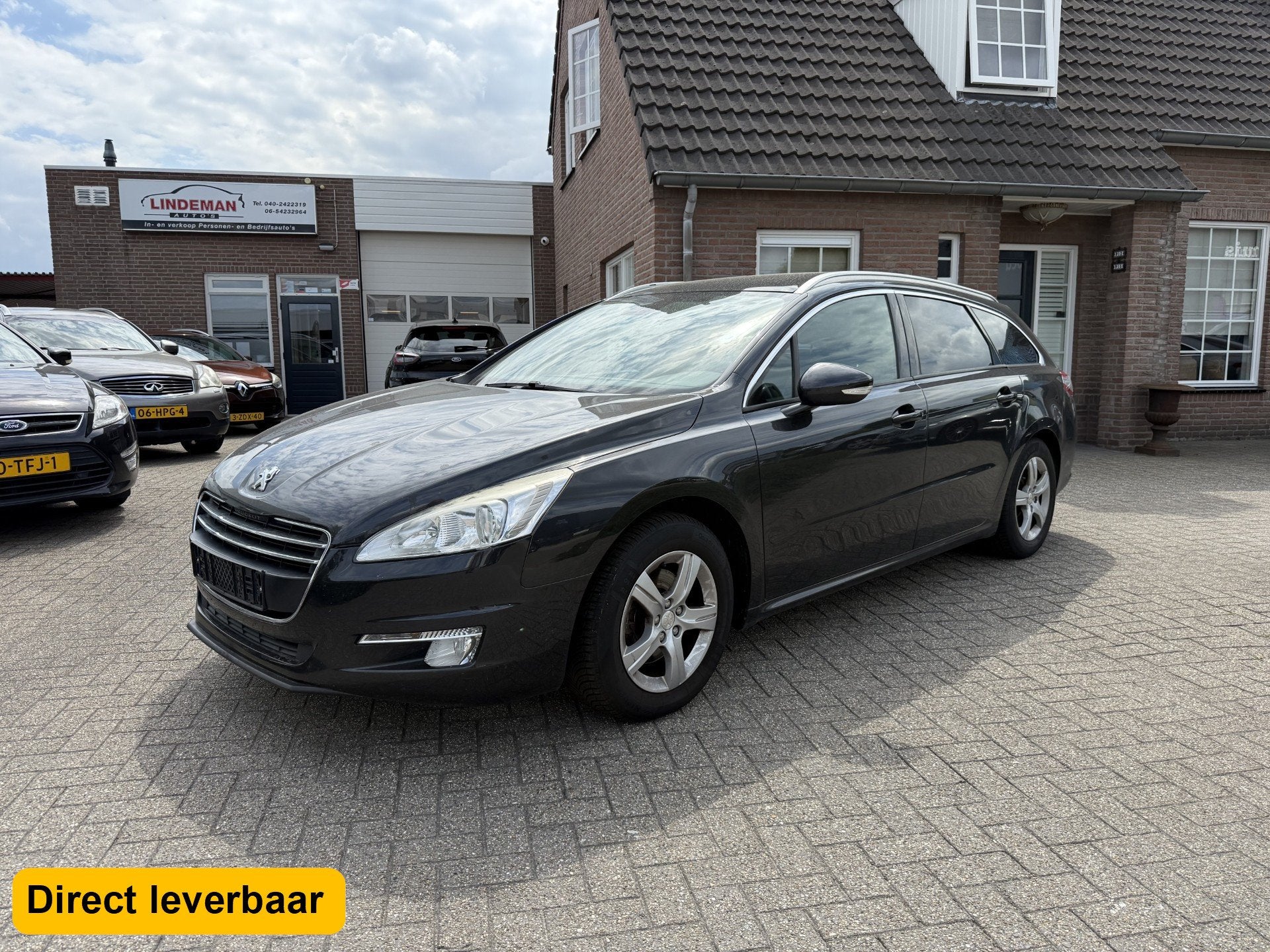 Peugeot 508 SW 1.6 THP Automaat Panoramadak (Export), Stof, Zwart, 1405 kg, 750 kg