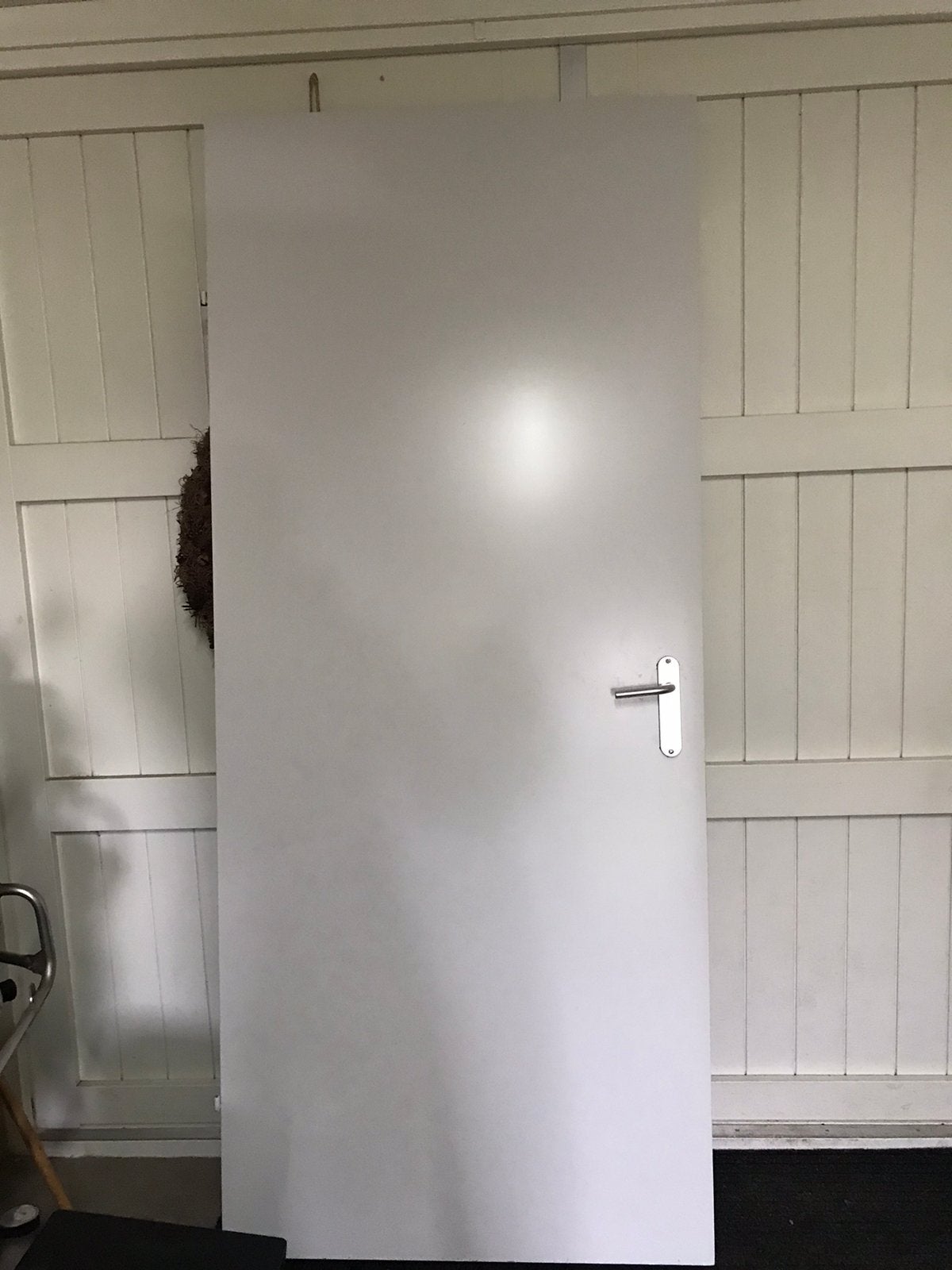 Opdekdeur 211,5 x 88 cm, Ophalen, 80 tot 100 cm, Binnendeur, Zo goed als nieuw