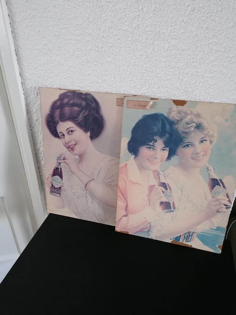 reclame plaat cola, Verzamelen, Merken en Reclamevoorwerpen, Ophalen of Verzenden, Gebruikt, Reclamebord