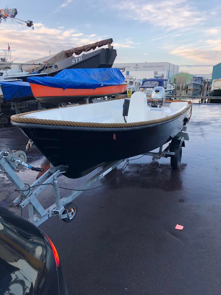 De Ruytersloep 450 inclusief trailer., Watersport en Boten, Ophalen, Gebruikt, Minder dan 3 meter, Minder dan 70 pk