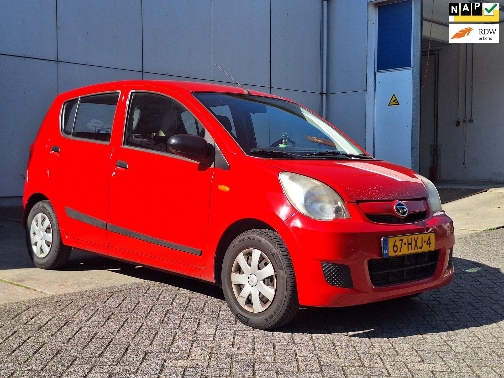 Daihatsu Cuore €1150,-1.0 Trend Aircondition Apk 03/2027, Voorwielaandrijving, Stof, 18 €/maand, 4 stoelen