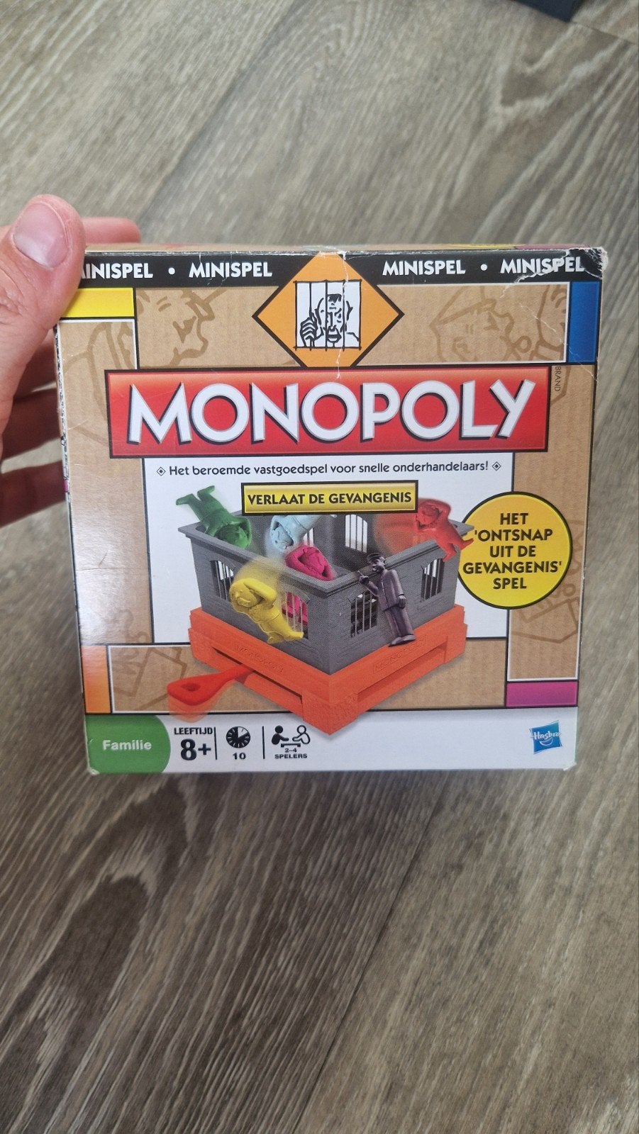 Monopoly: Verlaat de Gevangenis - Minispel, Gebruikt, Ophalen of Verzenden, Drie of vier spelers, Hasbro