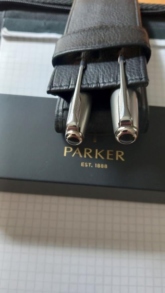 Parker Sonnet Stainless Steel pennenset, Diversen, Schrijfwaren, Ophalen, Nieuw