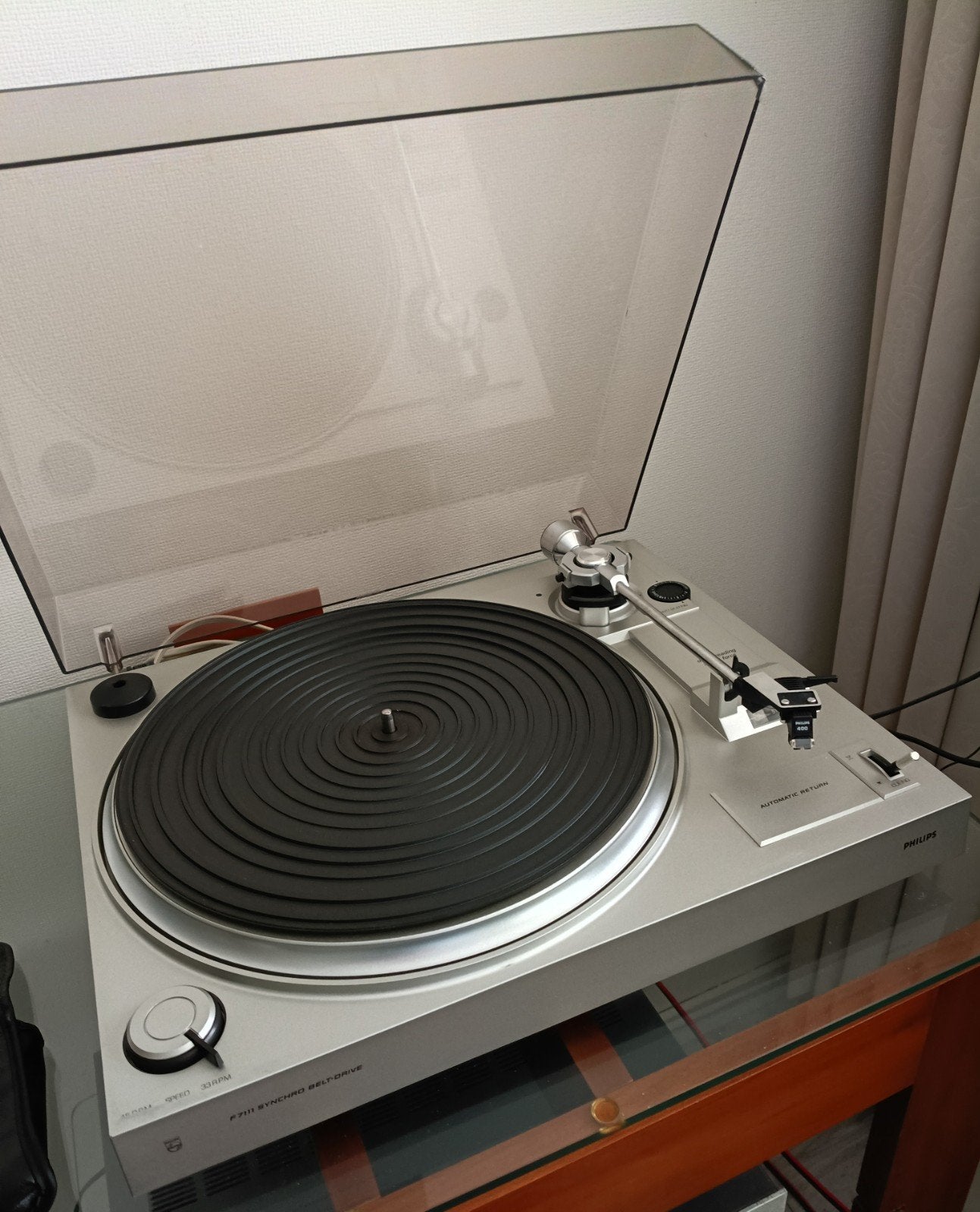 Philips F7111 Platenspeler – Geheel Origineel & Topstaat!, Audio, Tv en Foto, Philips, Automatisch, Ophalen of Verzenden, Zo goed als nieuw