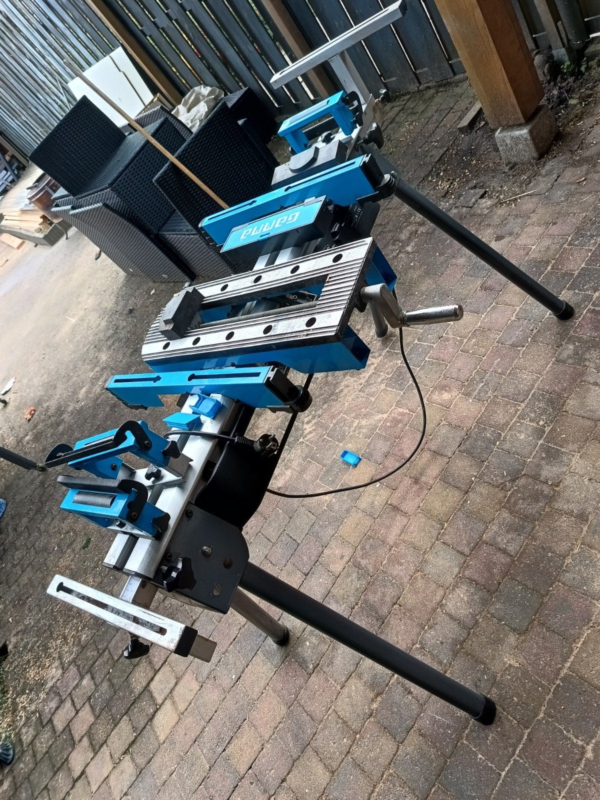 Universele werkbank Gamma met stopcontacten, Ophalen, Gebruikt, 70 tot 120 cm