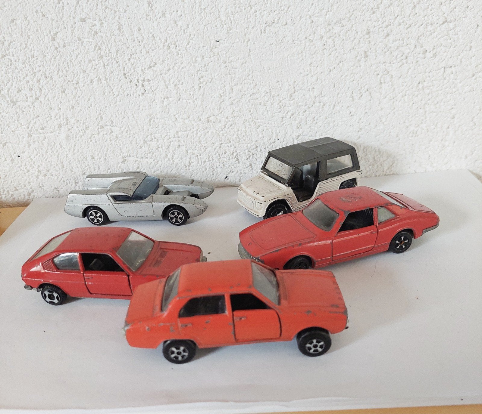 Lot Politoys- opknappers, Hobby en Vrije tijd, Modelauto's | 1:43, Ophalen of Verzenden, Auto