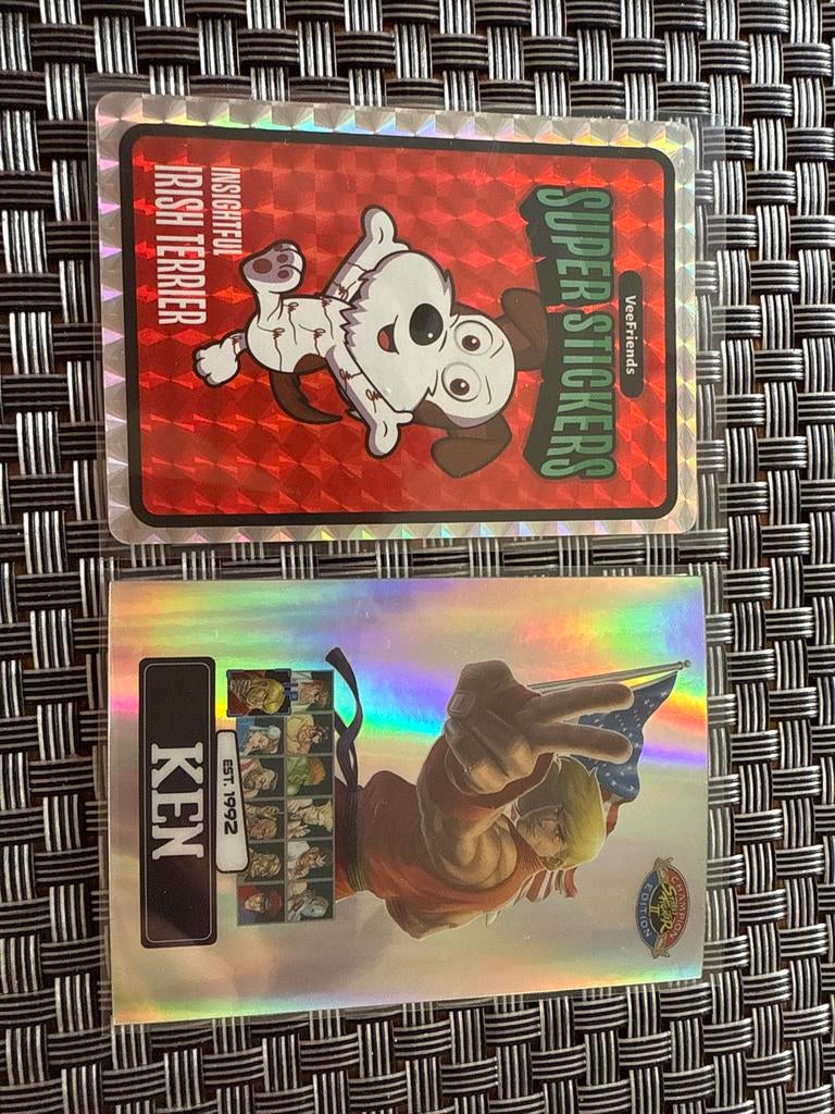 PSA Super Stickers / Trading Cards /street fighter 2, Ophalen of Verzenden, Nieuw, Film, Tv of Omroep