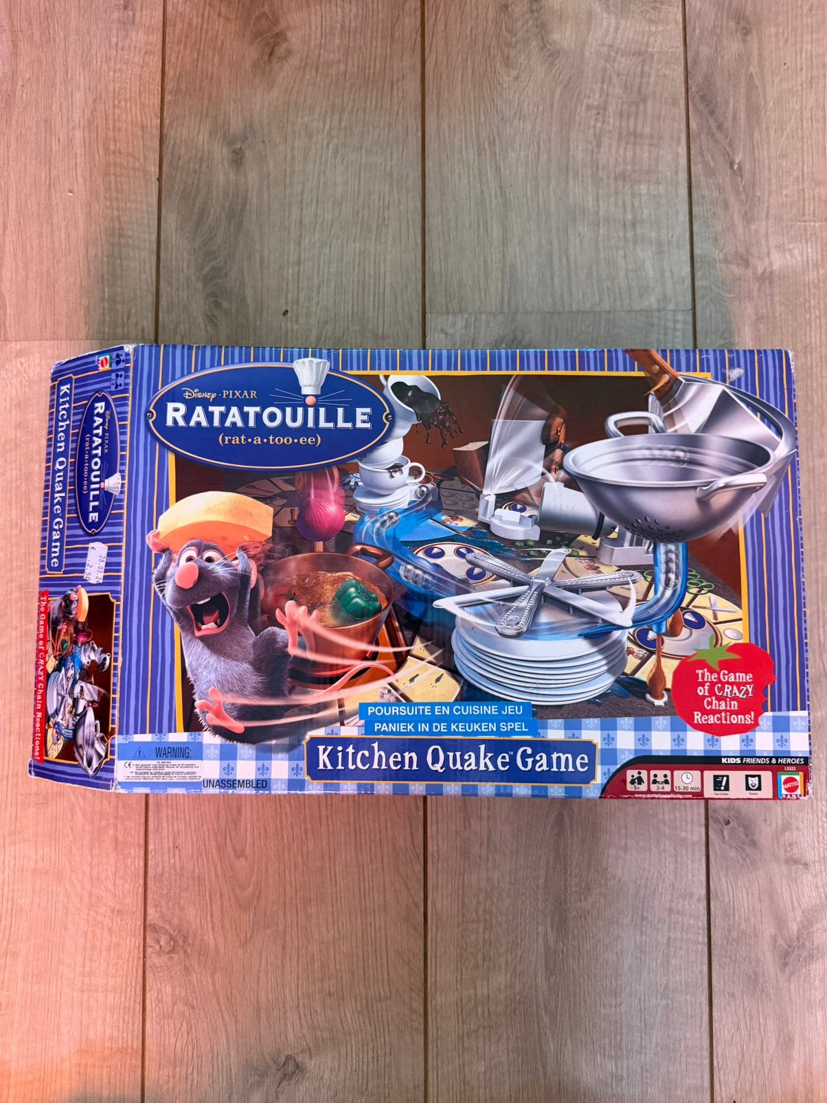 Ratatouille Kitchen Quake Game - Compleet speelbord, Ophalen, Gebruikt
