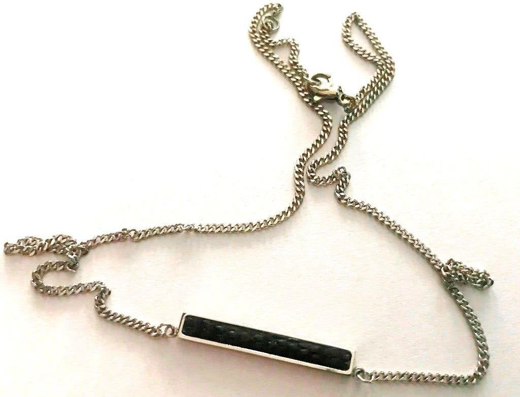Leuke BANDHU RVS ketting, Verzenden, Zo goed als nieuw, Zilver, Overige materialen