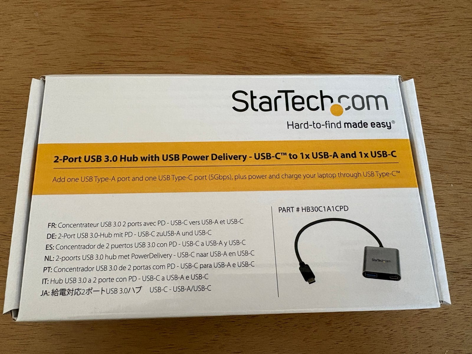 USB-C adapter met Power Delivery USB-C naar USB-A en USB-C, Ophalen of Verzenden, Zo goed als nieuw
