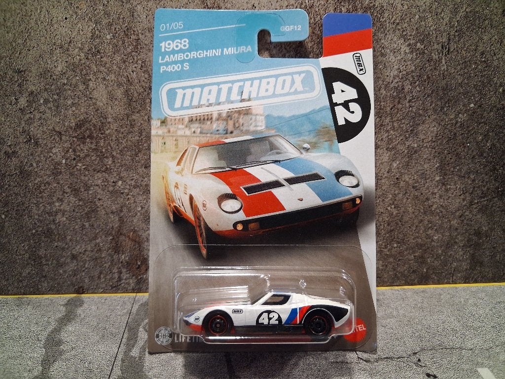1968 Lamborghini Miura P400 S van Matchbox, Ophalen, Nieuw, Auto