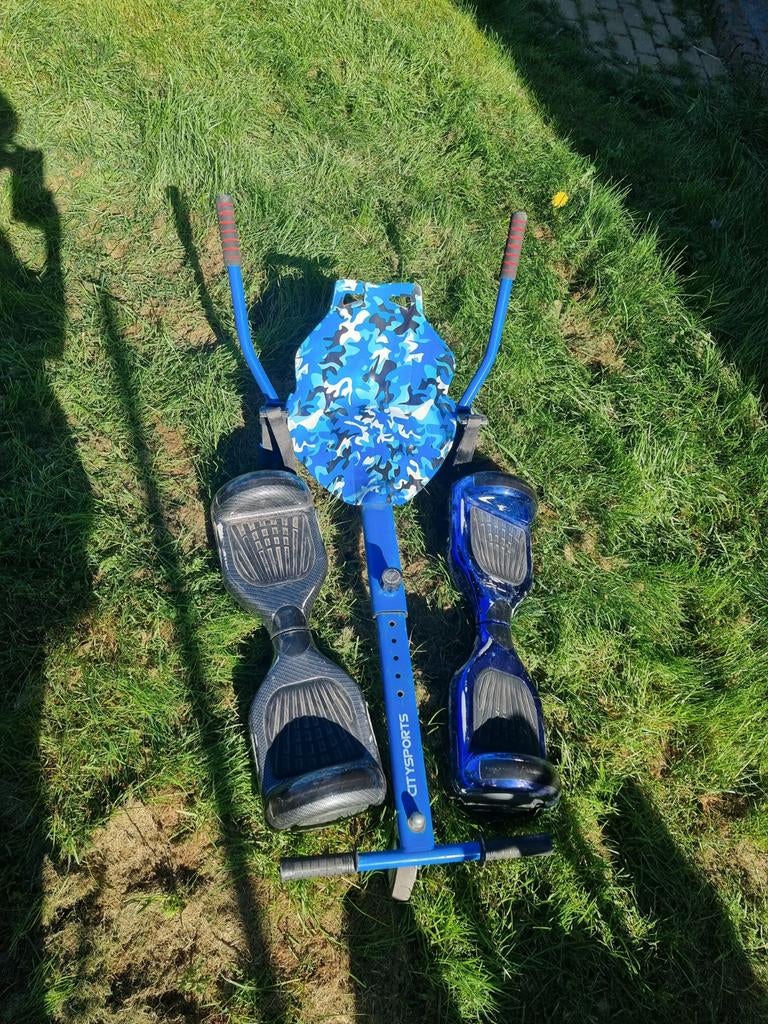 Hoverboard met kart, Ophalen of Verzenden