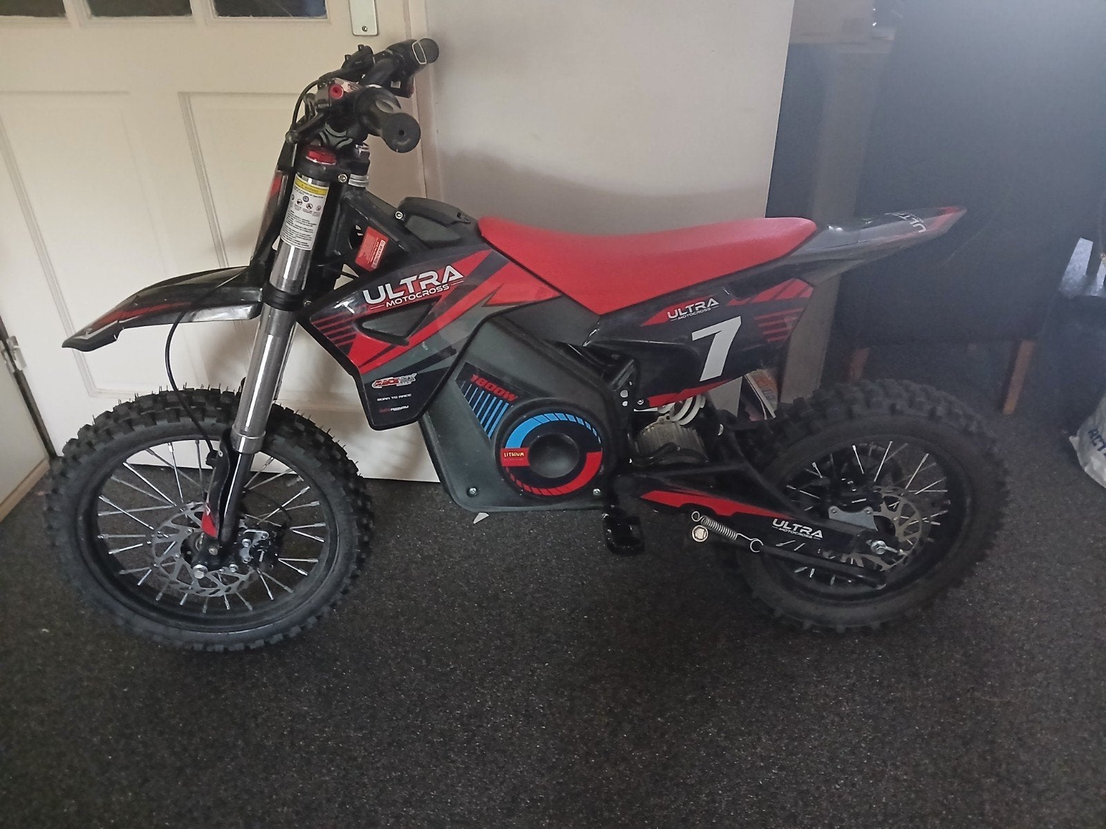 Elektrische Kinder Crossmotor - Ultra Motocross, Ophalen of Verzenden, Zo goed als nieuw, Overige merken