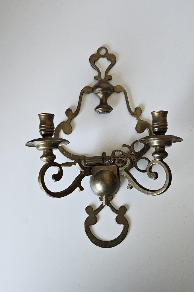 messing wandkandelaar, Antiek en Kunst, Ophalen of Verzenden, Overige materialen