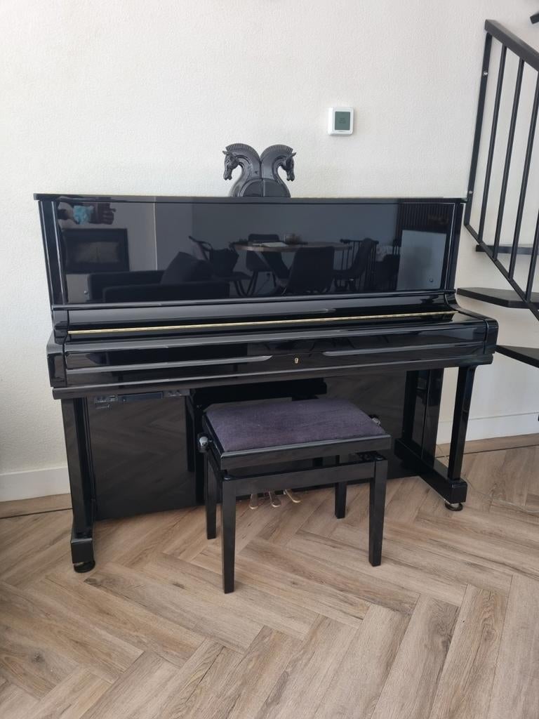 Yamaha Yus 1 sh2 met silent systeem, Zwart, Nieuw, Ophalen of Verzenden, Piano