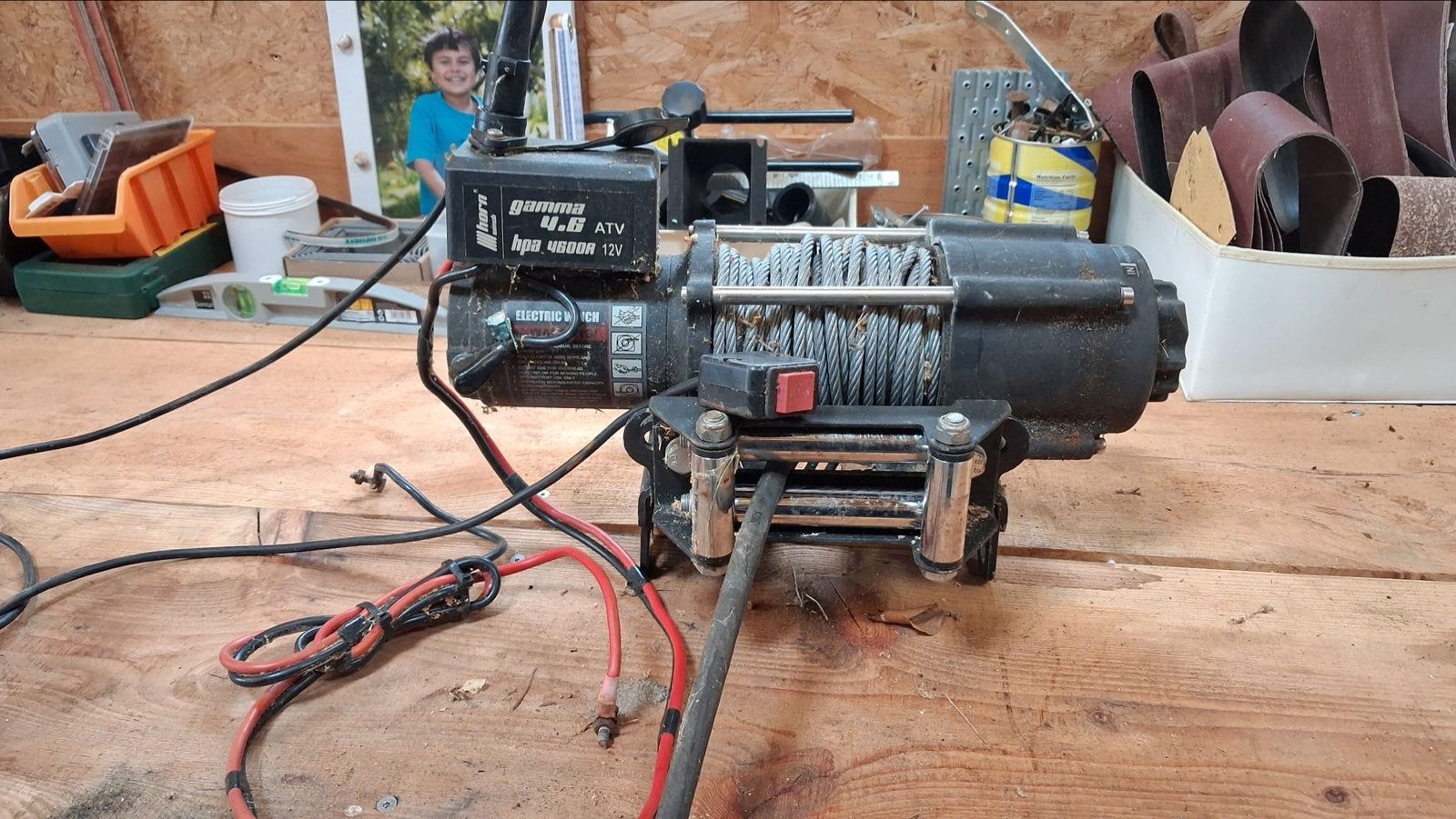 Gamma 4.6 ATV HPA 4600A 12V Elektrische Lier, Ophalen, Gebruikt, Elektrisch