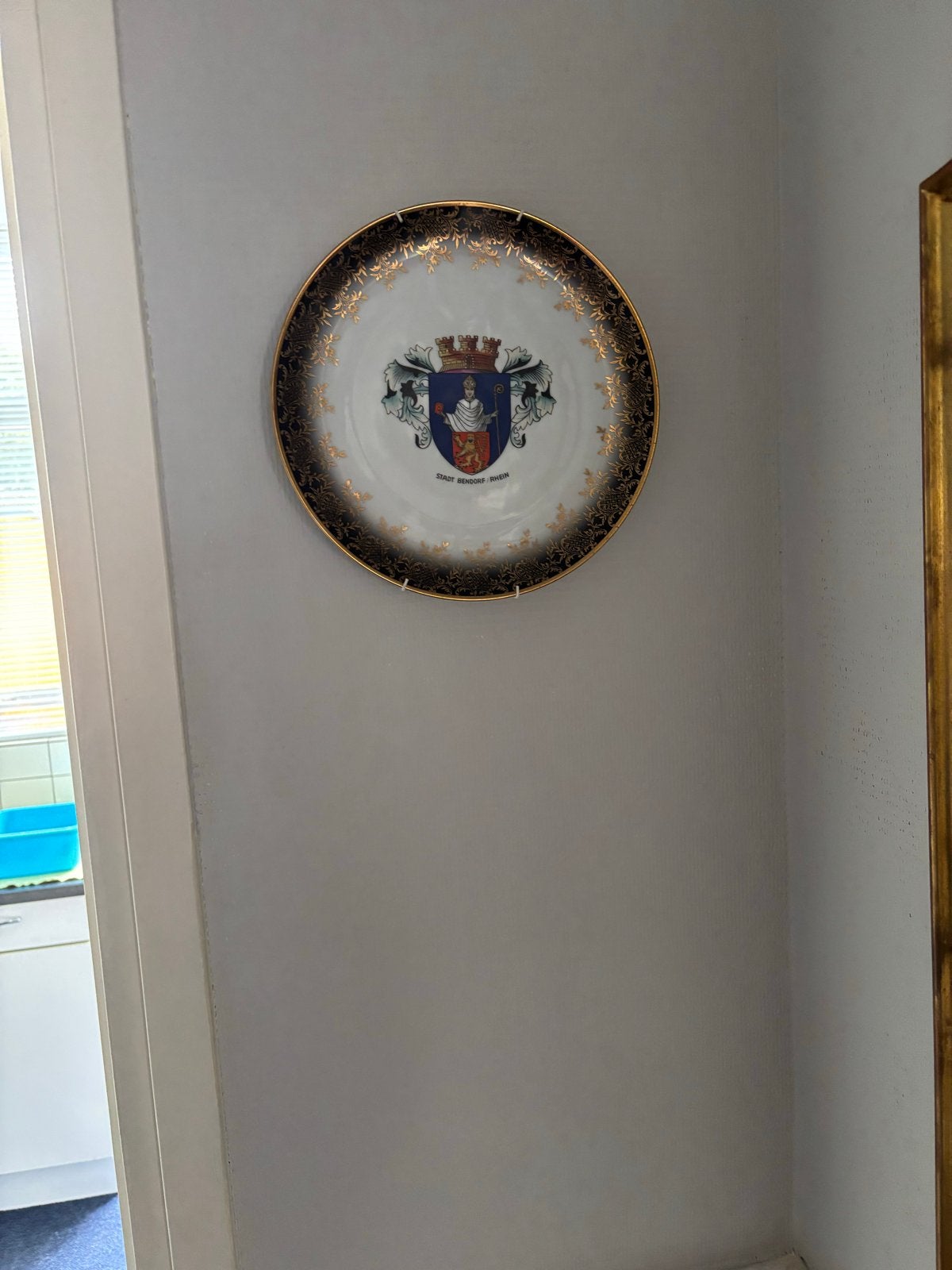 Decoratieve Wandbord met Wapen van Stadt Remagen, Ophalen