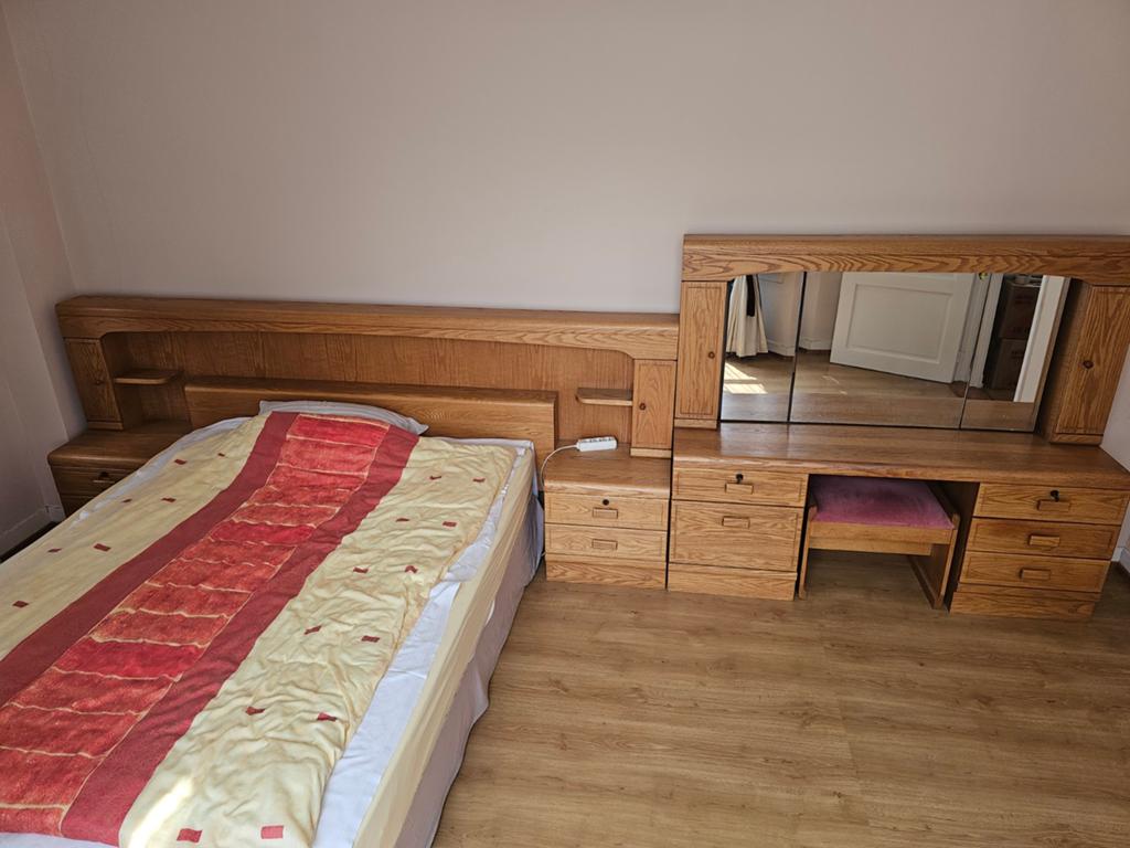 bed met kaptafel, Ophalen of Verzenden, Zo goed als nieuw, Eenpersoons, 90 cm
