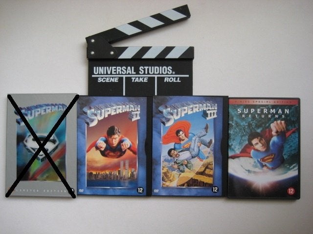 Superman 2 of 3 of returns DVD, Alle leeftijden, Ophalen of Verzenden, Zo goed als nieuw