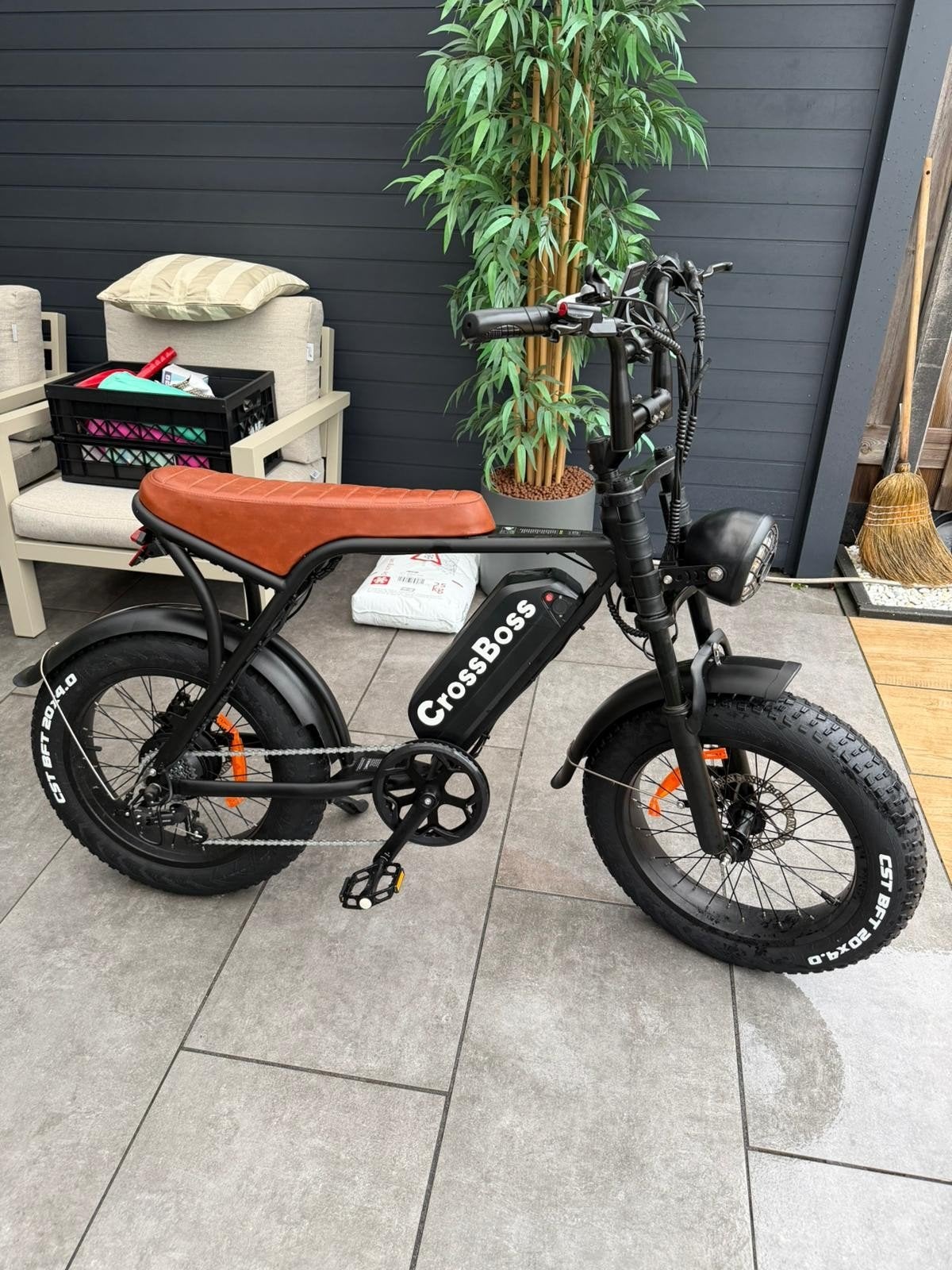 CrossBoss E-bike Fatbike - Zo goed als nieuw, Overige merken, Ophalen of Verzenden, Zo goed als nieuw, Minder dan 47 cm