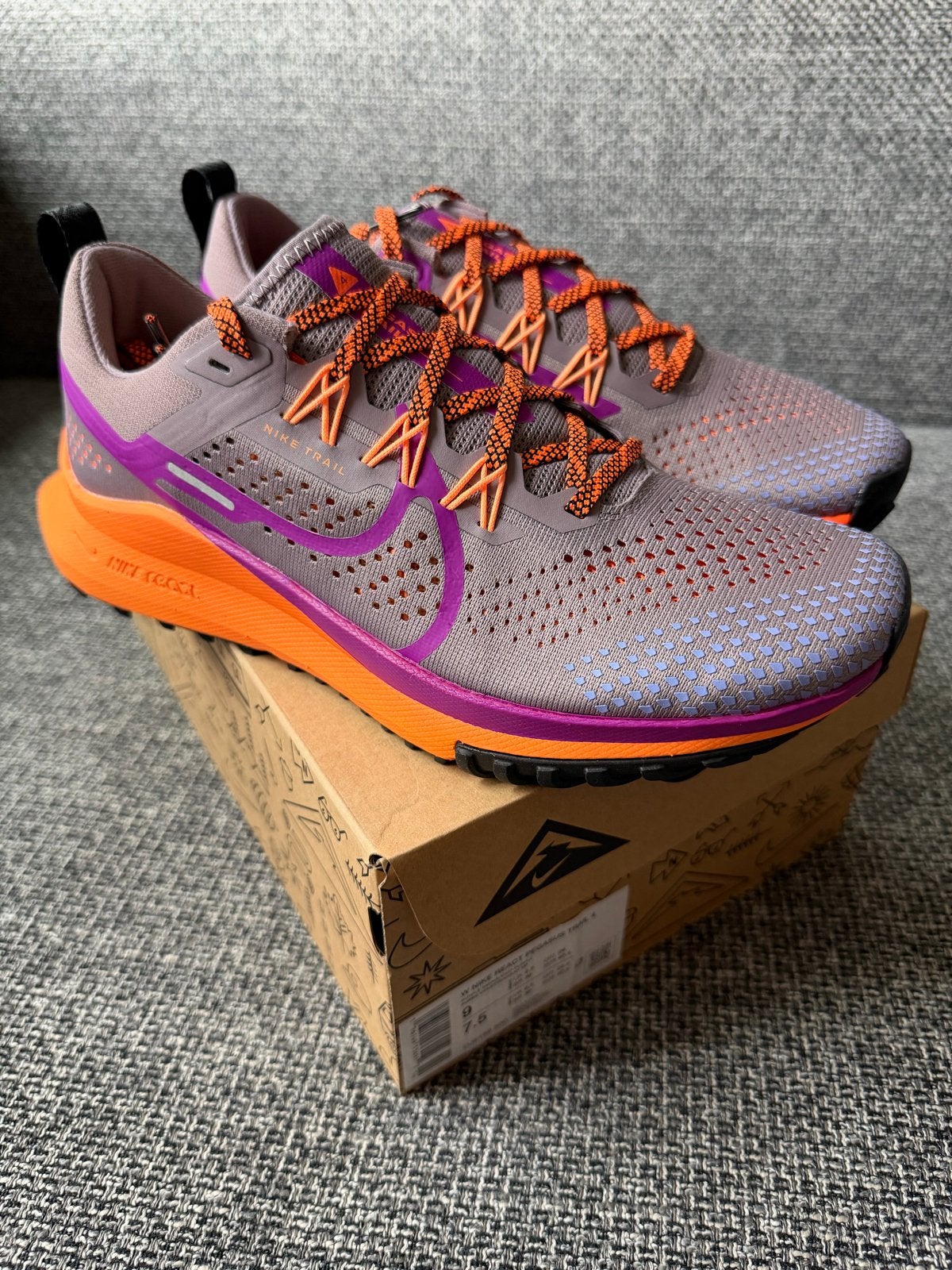 Nike React Pegasus Trail 4 - Nieuw in doos - Maat 40.5, Overige kleuren, Sportschoenen, Nieuw, Ophalen of Verzenden