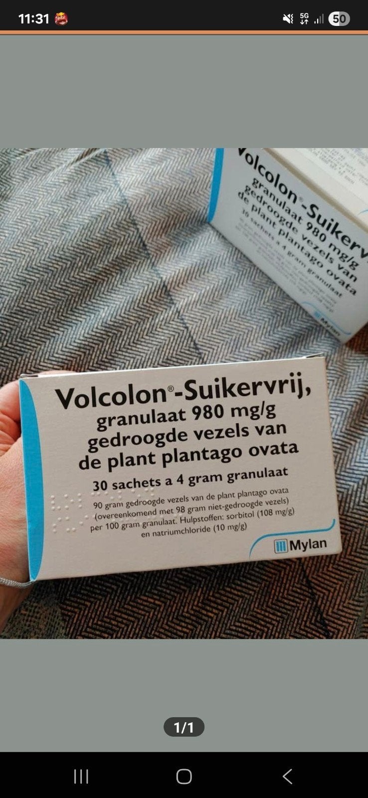 Volcolon Suikervrij Granulaat - 30 zakjes, Ophalen of Verzenden, Nieuw, Poeder of Drank