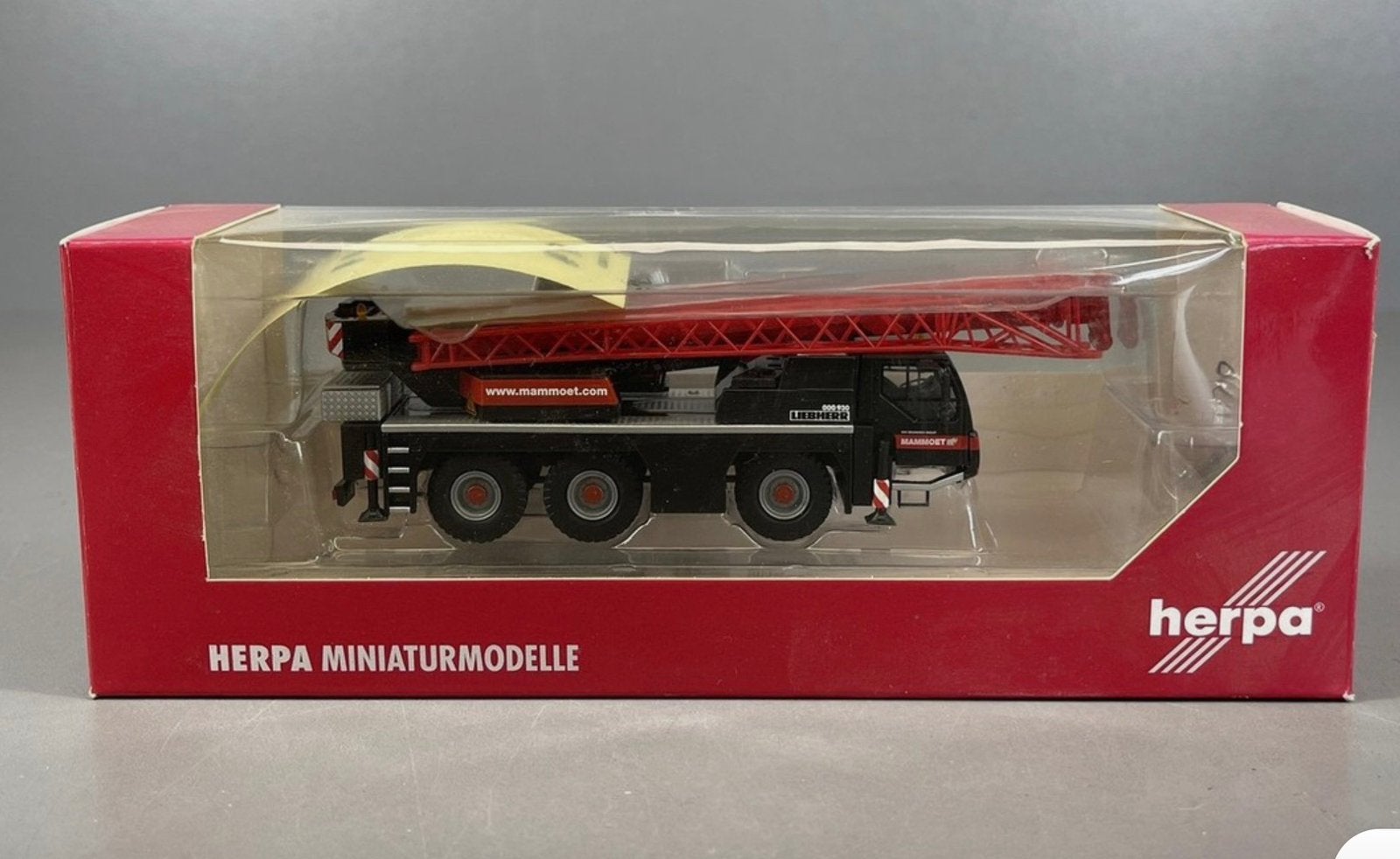 Gezocht: Liebherr LTM 1045 (1:87 herpa), Hobby en Vrije tijd, Ophalen of Verzenden, Nieuw, Hijskraan, Tractor of Landbouw, Herpa