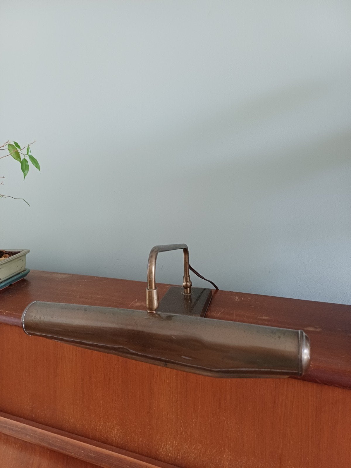 Vintage messing schilderijlamp - Art Deco stijl, Antiek en Kunst, Ophalen
