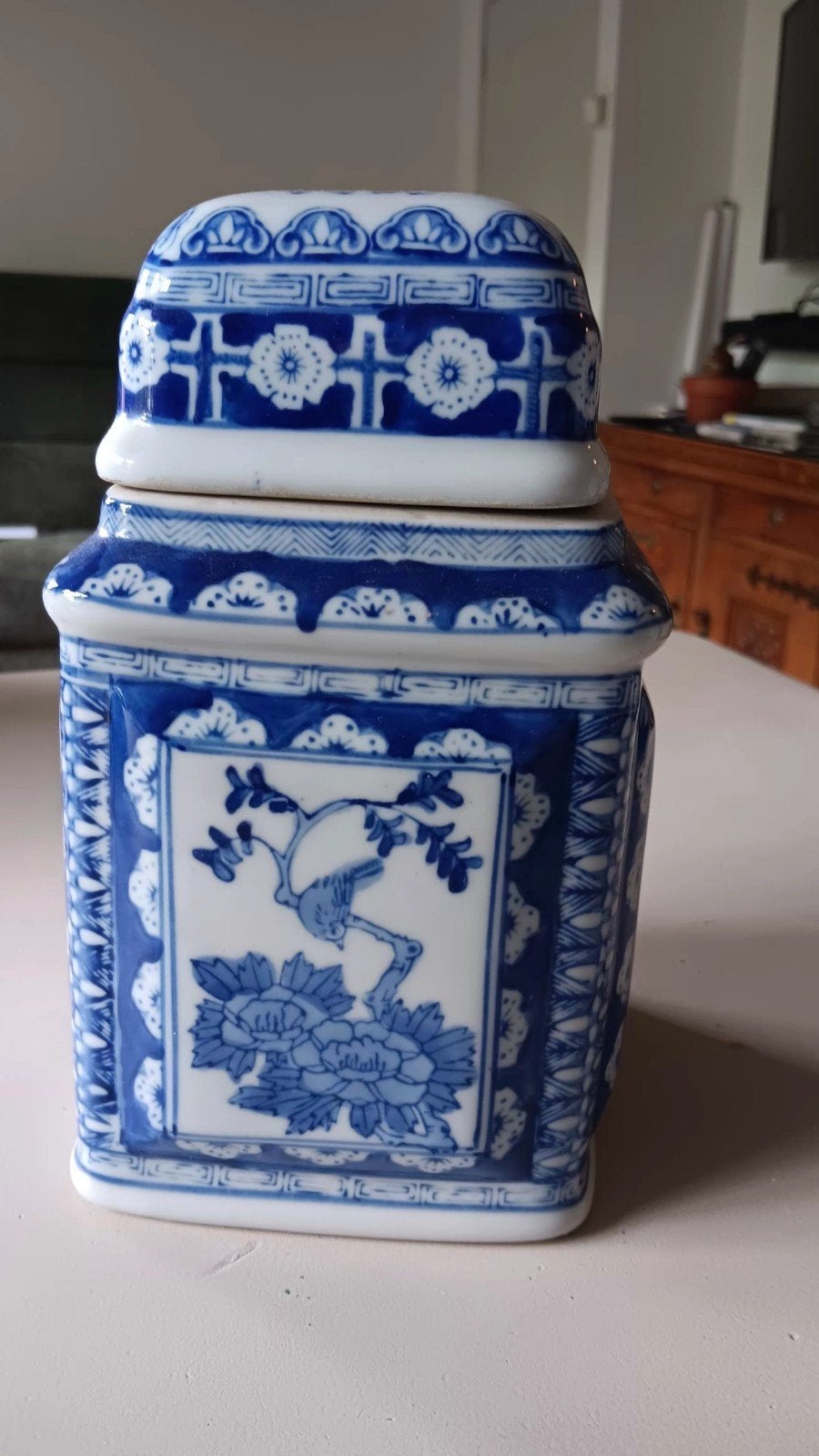 Chinese keramieken voorraadpot voor tabak of thee, Ophalen of Verzenden