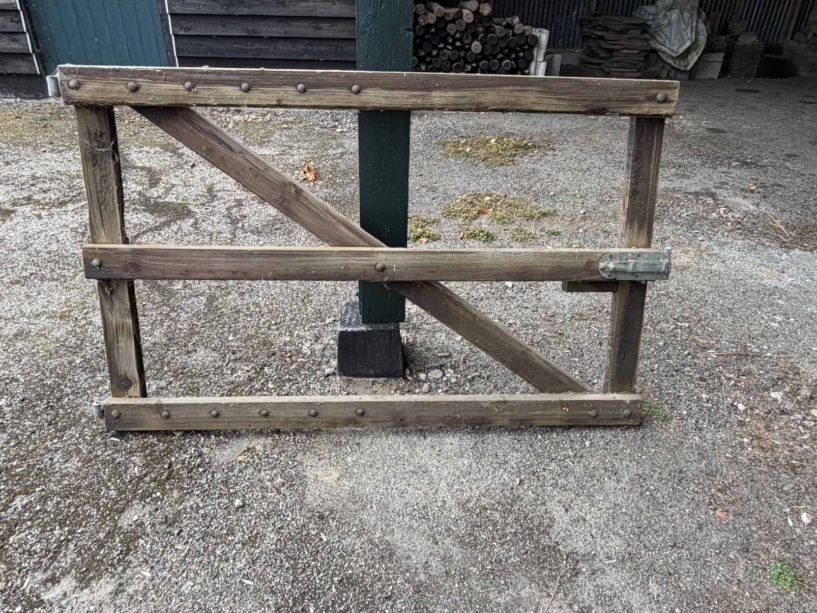 Weidpoort, Ophalen, Gebruikt, Hout, Tuinhek