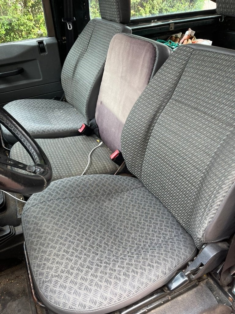 Defender 90 voorstoelen, Auto-onderdelen, Ophalen, Gebruikt, Land Rover