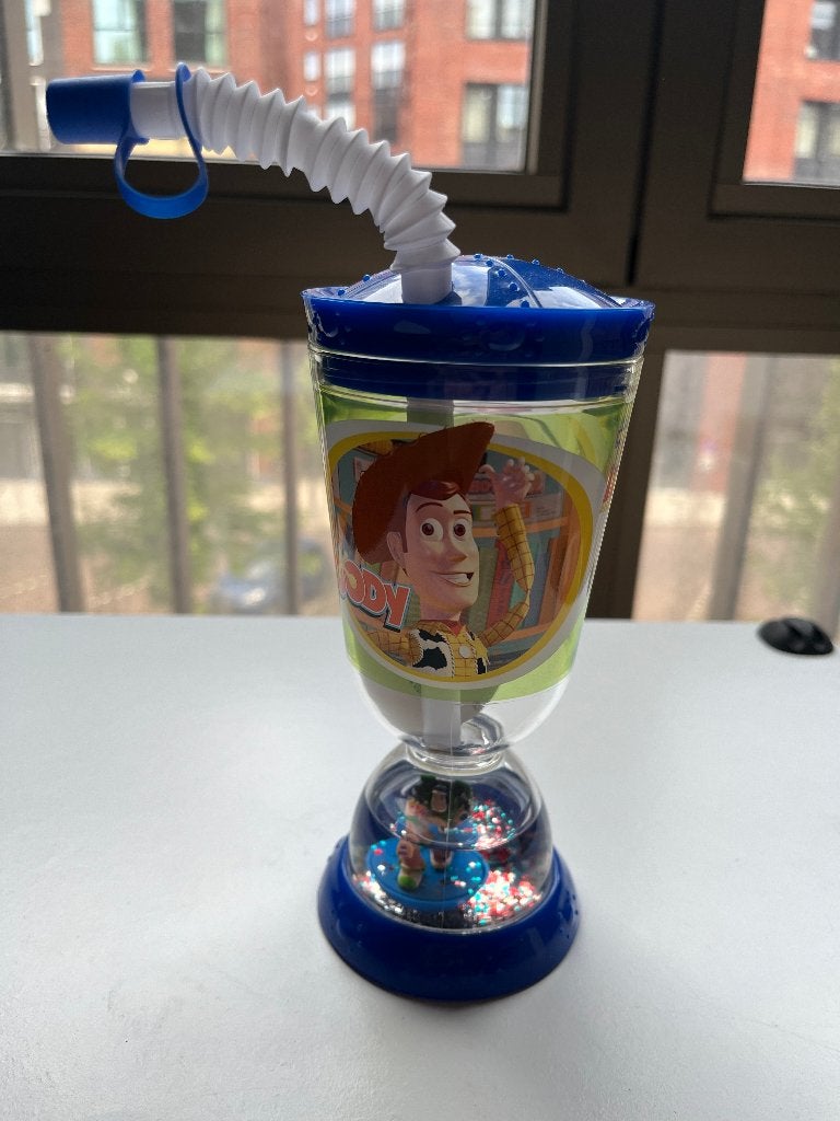 Toy Story drinkbeker, Ophalen of Verzenden, Overige figuren, Zo goed als nieuw, Beeldje of Figuurtje