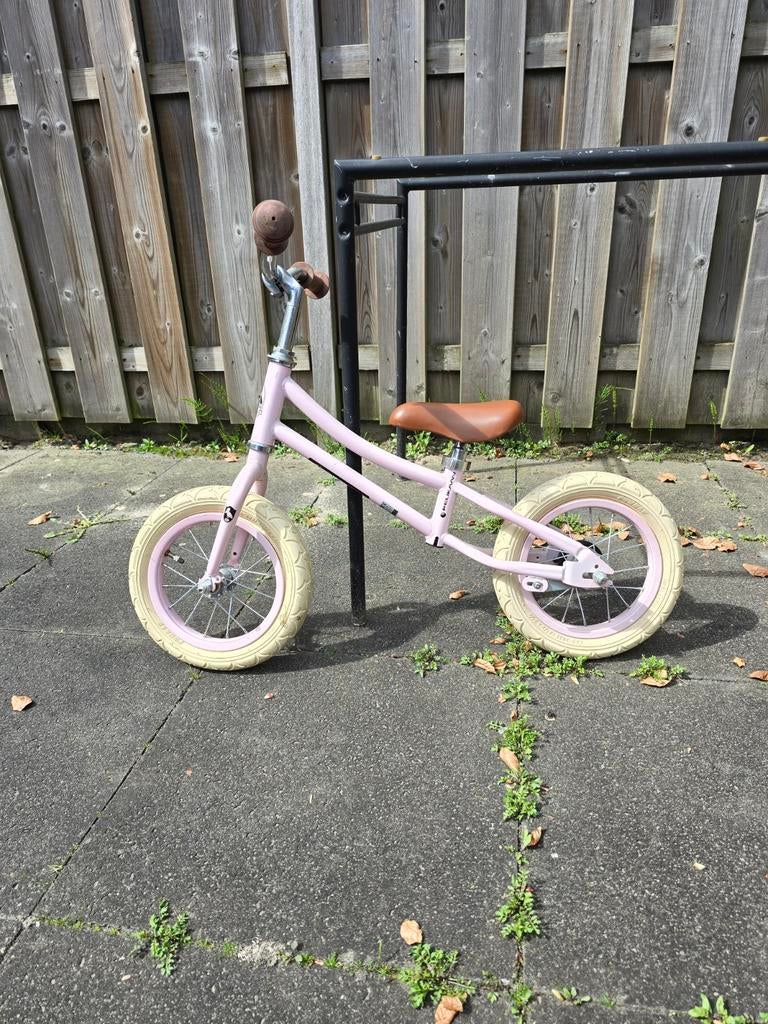 Pelikaan Roze Kinderfiets Loopfiets - 12inch, Ophalen, Gebruikt, Loopfiets