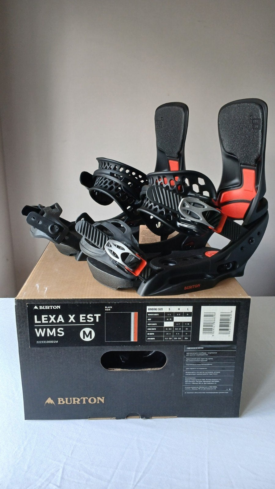 Nieuwe Burton Lexa X EST bindingen maat M, Bindingen, Nieuw, Ophalen of Verzenden, Nb