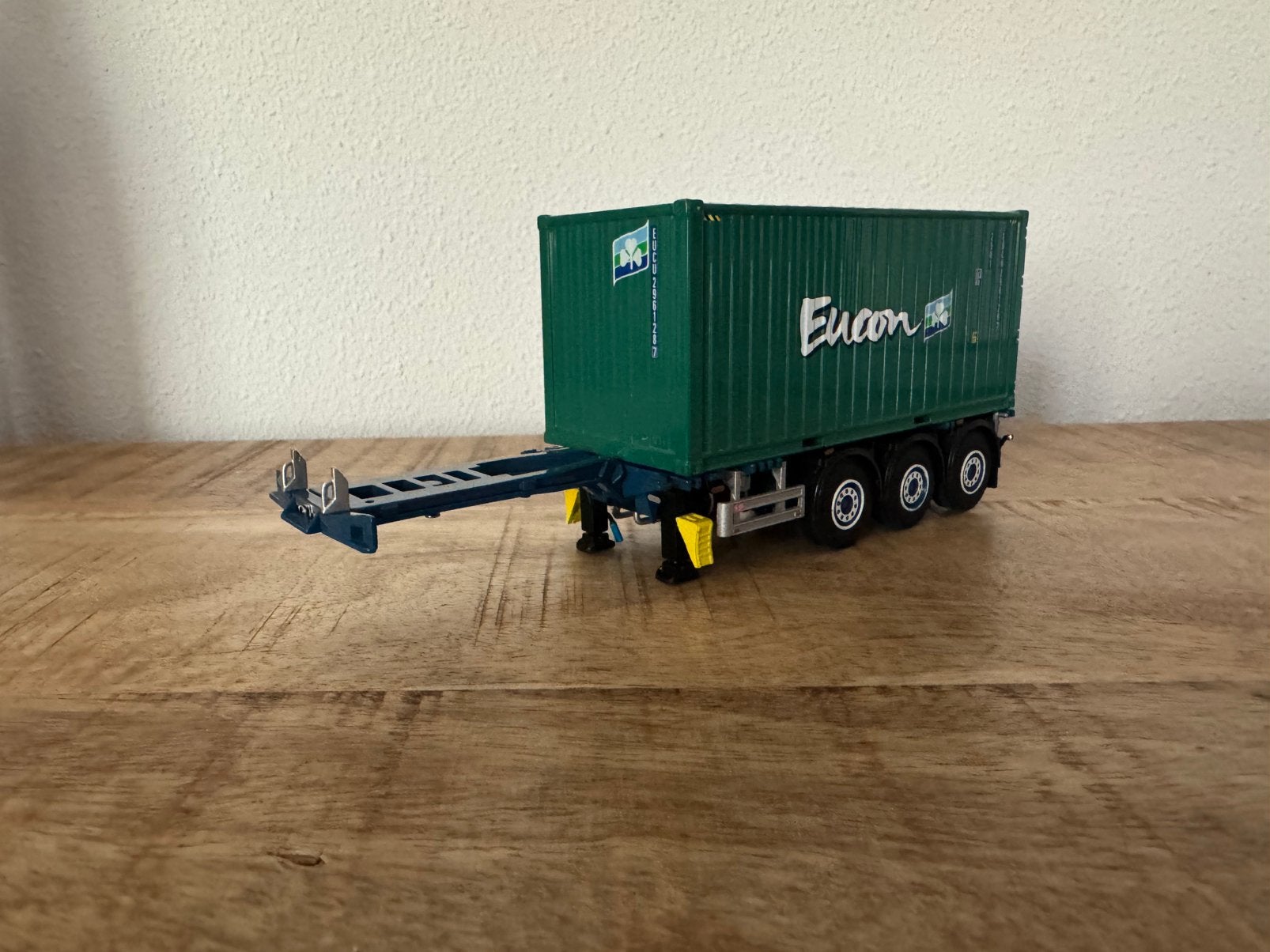 WSI containerchassis Meulman + WSI 20ft container Eucon, Ophalen of Verzenden, Nieuw, Bus of Vrachtwagen, Wsi