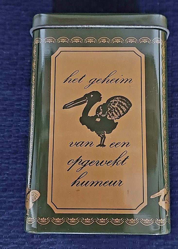 Pelikaan koffie en thee blik, Ophalen of Verzenden, Gebruikt, Koffie