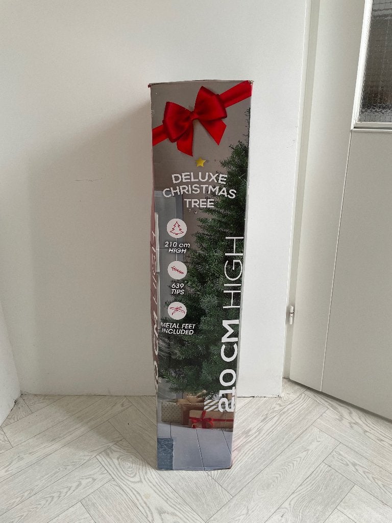 Kerstboom, Ophalen, Binnen, Kunstplant, Zo goed als nieuw